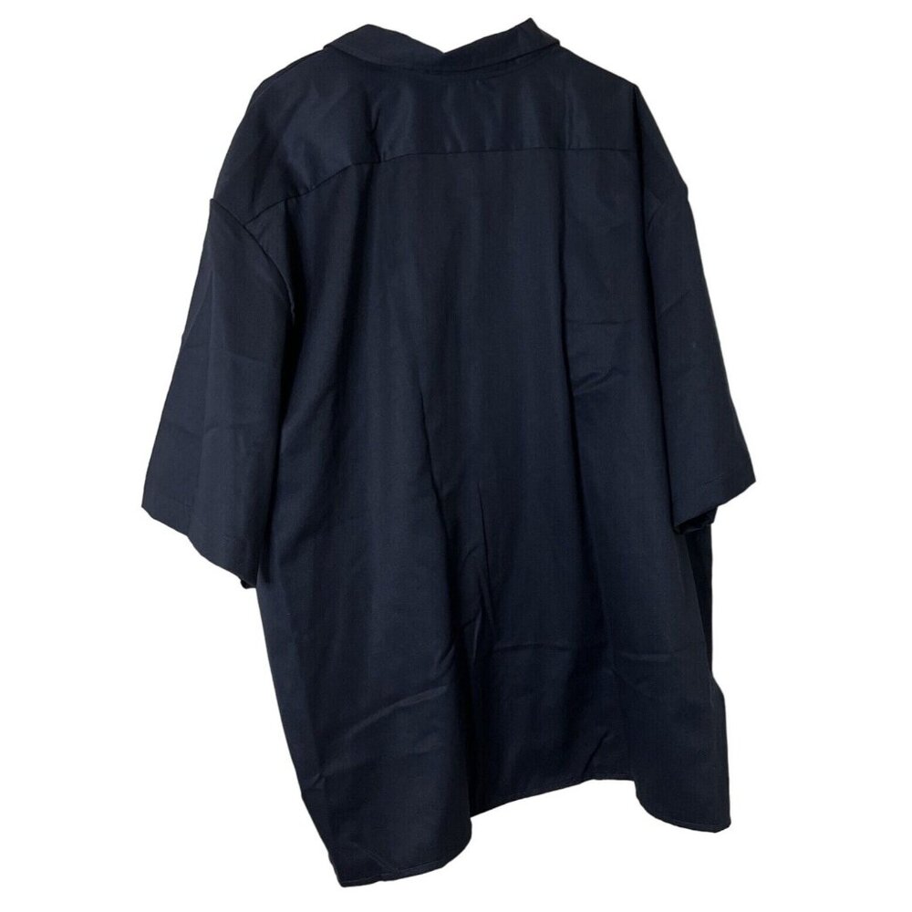 Dickies Men's Short Sleeve Work Shirt Blue/Black New W/O Tags 4XL - Picture 4 of 14